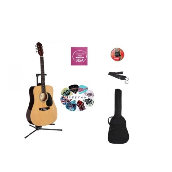 Gitara akustyczna MSA LEWORĘCZNA + zestaw akcesoriów